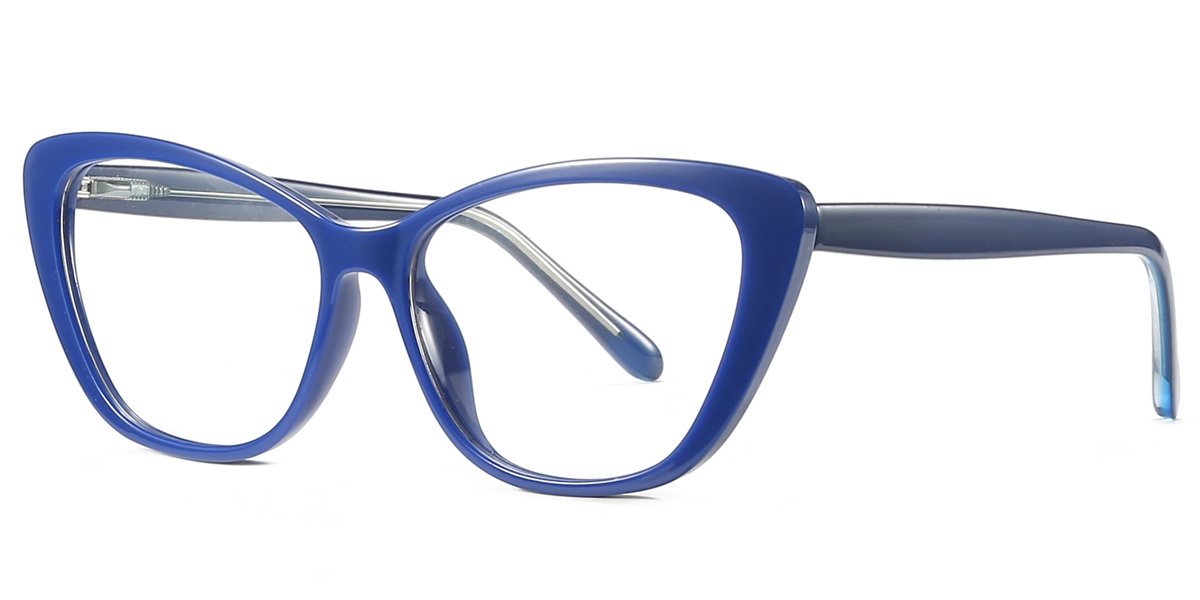 Square Bruce-Blue Glasses