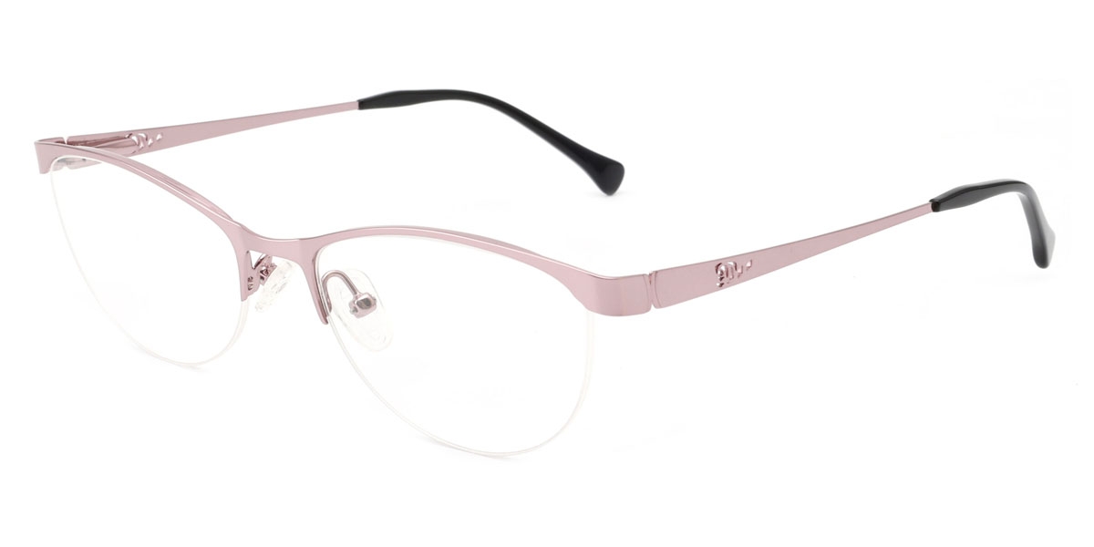 Oval Rouseta-Pink Glasses