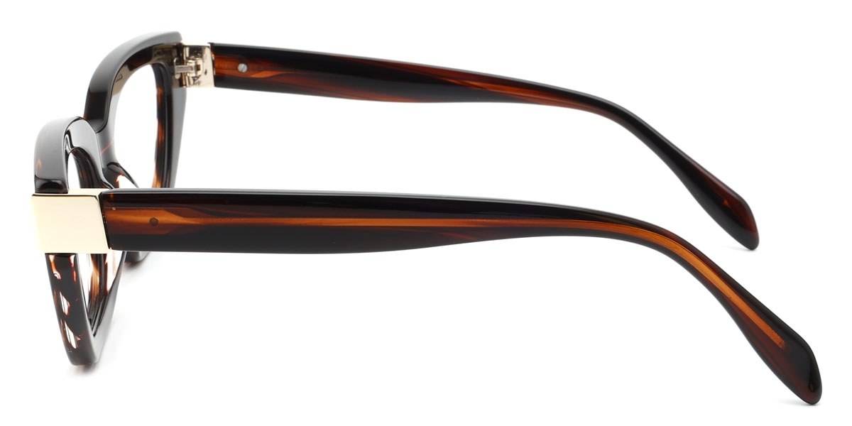 Cateye Raven-Stripe Glasses