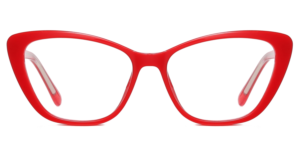 Square Bruce-Red Glasses
