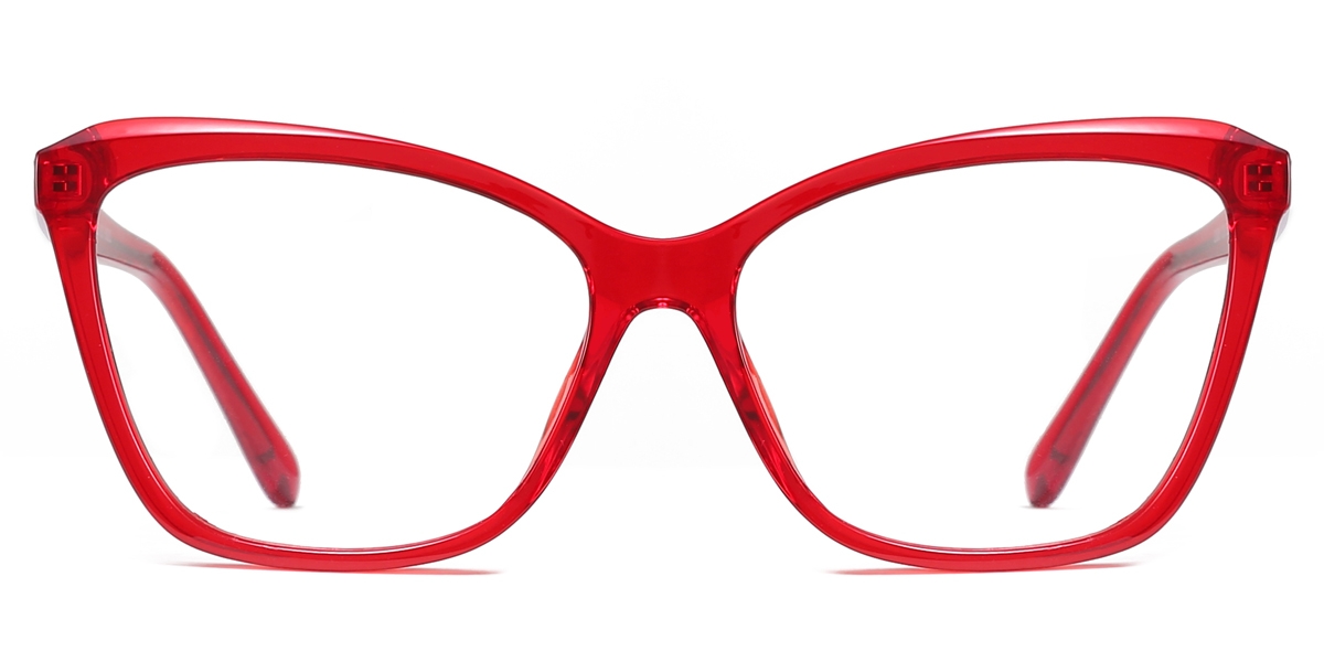 Square Marie-Red Glasses