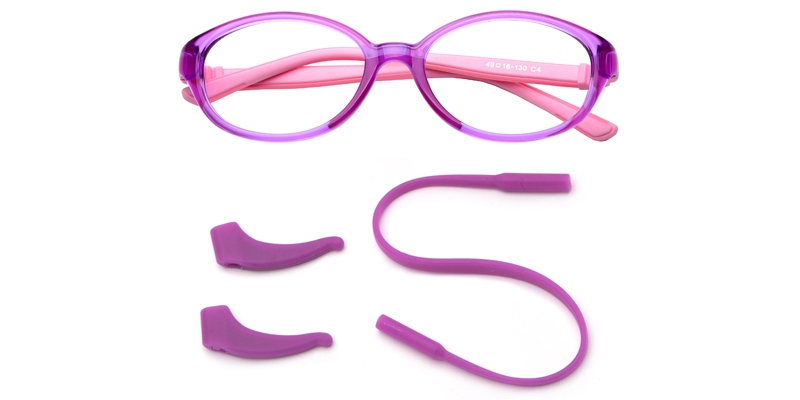 Oval Yoler-Purple Glasses