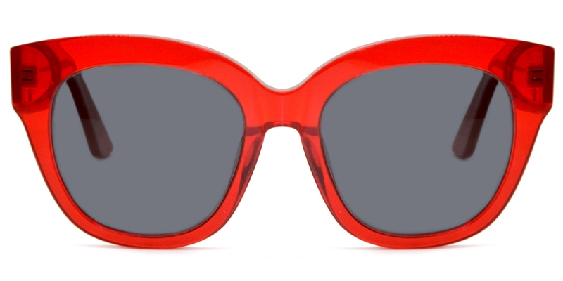 Square Jasm -Red Glasses
