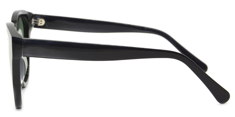 Oval Ivy-Black Glasses