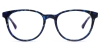 Oval Goodman-Blue Glasses