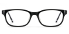 Rectangle Garyos-Black/White Glasses