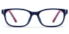 Rectangle Garyos-Blue Glasses