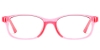 Rectangle Jaser-Pink Glasses