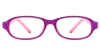 Oval Trex-Purple Glasses