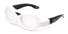 Oval Mia -White Glasses