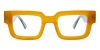 Square Soren-yellow/blue Glasses