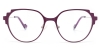 Geometric Meggar-Purple Glasses