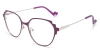 Geometric Meggar-Purple Glasses
