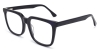 Rectangle Franco -Black Glasses