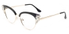 Cateye Seeker-Black Glasses
