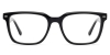 Rectangle Roger-Black Glasses