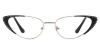 Cateye Vigo-Black Glasses