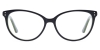 Oval Beau - Blue Glasses