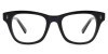 Rectangle Shenks-Black Glasses