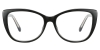 Square Combs-Black Glasses