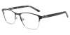 Rectangle Cruiser-Black Glasses