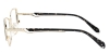 Oval Unifo-Black Glasses