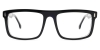 Square Vauser-Black/Clear Glasses