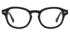 Oval Rhyse-Black Glasses