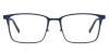 Rectangle Galina-Blue Glasses