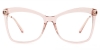 Cateye Helix-Pink Glasses