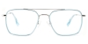 Square Paie-Blue Glasses