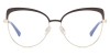 Oval Nelly-Brown Glasses