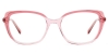 Oval Coloval-Pink Glasses