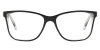 Rectangle Durban-Black/Clear Glasses
