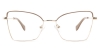 Rectangle Squareio-Brown Glasses