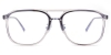 Square Duve-Grey Glasses