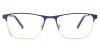 Square Capitano-Blue Glasses