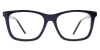 Rectangle Wale-Blue Glasses