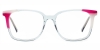 Square Ruby-Blue Glasses