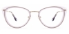 Oval Ooral-Purple Glasses