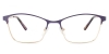 Rectangle Skart - Purple Glasses