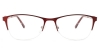 Oval Chic - Red Glasses