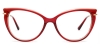 Cateye Cirice-Red Glasses