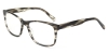 Rectangle Meraki-Gray Stripe Glasses