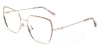 Rectangle Rhombus-Brown Glasses