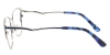 Cateye Waved-Blue Glasses