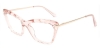 Cateye Crys-Pink Glasses