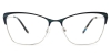 Cateye Apollo-Blue Glasses