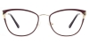 Rectangle Gracile-Purple Glasses