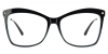 Cateye Helix-Green Glasses